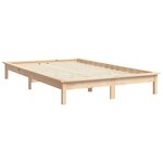 vidaXL Cadre de lit 140x200 cm bois de pin massif