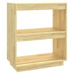 vidaXL Bibliothèque 60x35x71 cm bois de pin massif