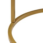 vidaXL Tables basses gigognes 3 Pièces Bois de mangue massif et acier