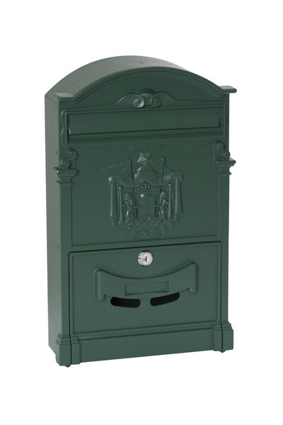 Boîte aux lettres style rétro - classique Residencia D-2151/V Aluminium Vert