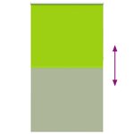 vidaXL Store enrouleur occultant largeur du tissu 121 6 cm polyester