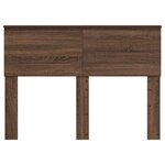 vidaXL Tête de lit Chêne brun 135 cm Bois d'ingénierie