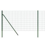 vidaXL Clôture en treillis métallique vert 1x10 m acier galvanisé