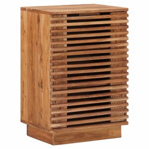 vidaXL Table de chevet faite main Marron Teck 40 x 30 x 60 cm