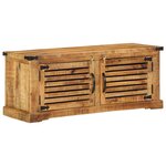 vidaXL Cabinet à chaussures avec stockage Marron 110 x 38 x 45 cm