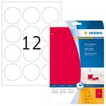 Etiquettes universelles special, rond, 60 mm, rouge herma