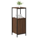vidaXL Meuble de salle de bain avec étagères chêne marron 36x35x95 cm