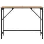 vidaXL Table console Chêne artisanal 100 x 32 x 75 cm