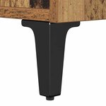 vidaXL Cabinet de chevet avec tiroir Bois ancien 40 x 35 x 47.5 cm
