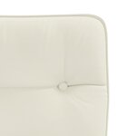 vidaXL Chaises à manger lot de 4 Crème Velours