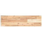 vidaXL Étagères flottantes 2 Pièces 80x20x2 cm acacia massif non traité