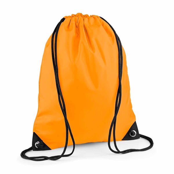 Sac à dos en toile à bretelles - BG10 - orange fluo