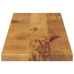 vidaXL Dessus de table 100x20x3 8cm rectangulaire bois massif manguier