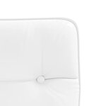 vidaXL Chaises à manger lot de 2 blanc similicuir