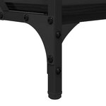 vidaXL Table basse Chêne noir 100 x 50 x 50 cm Bois d'ingénierie