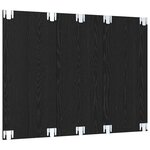 vidaXL Ensemble meuble TV Montage mural Chêne noir 120 x 23 5 x 90 cm