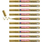 Marqueur Peinture brillante Calligraphie 753 Or 1-2 5 mm x 10 EDDING