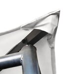 vidaXL Tonnelle 4x4x3 m Blanc 180 g/m²