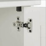 vidaXL Armoire de toilette avec étagère VIGO Blanc 60 x 27 x 161 cm