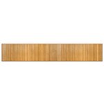 vidaXL Tapis rectangulaire naturel 70x400 cm bambou