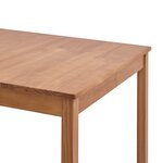 vidaXL Table à manger Marron miel 180x90x73 cm Bois de pin