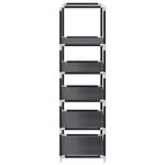 vidaXL Étagère à chaussures 5 niveaux 44x28x94 cm tissu non-tissé