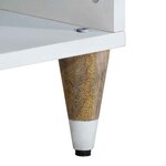 vidaXL Meuble TV 100x33 5x46 cm bois massif de manguier