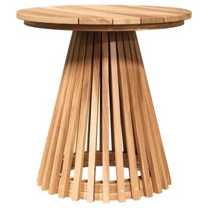 vidaXL Table d'appoint Marron 50 x 50 x 49 5 cm Bois de teck massif