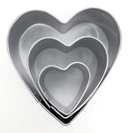 emporte-pièces métal Coeur 3 pièces