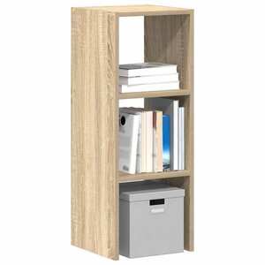 vidaXL Bibliothèque empilable chêne sonoma 30x30x80 cm bois ingénierie