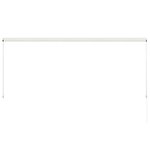 vidaXL Auvent rétractable 300x150 cm Crème