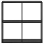 vidaXL Bibliothèque Noir 69 5 x 29 x 69 5 cm Bois d'ingénierie