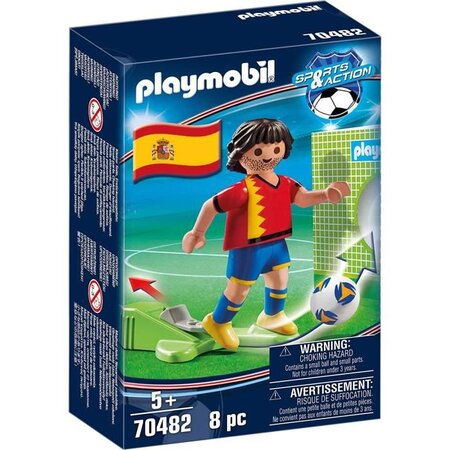 Playmobil 70482 - sports et action football - joueur espagnol
