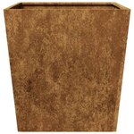 vidaXL Jardinière 50x50x50 cm acier corten