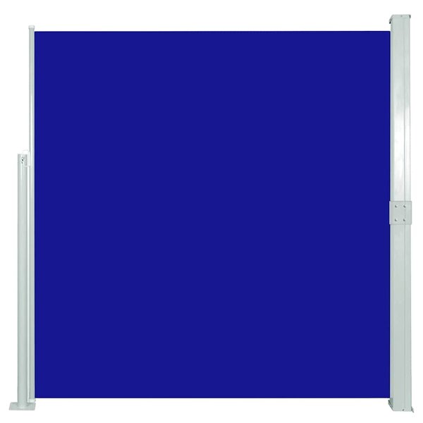 vidaXL Auvent latéral rétractable de patio 140x300 cm Bleu
