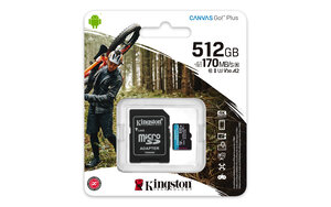 Kingston canvas go! Plus sdcg3/512gb