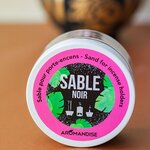 Porte-encens coupelle Vert et Doré + Sable noir + Bâtonnets Palo Santo