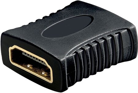 Coupleur D2 Diffusion HDMI femelle (Type A) vers HDMI femelle (Type A) (Noir)