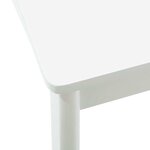 vidaXL Chaise de salle à manger 2 Pièces Blanc et Blanc