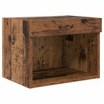 vidaXL Ensemble de meuble TV mural 5 Pièces Bois ancien Bois d'ingénierie