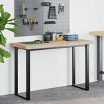 vidaXL Dessus de bureau non traité 120x50x4 cm bois d'acacia massif