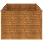 vidaXL Lit surélevé de jardin 196x100x69 cm acier corten