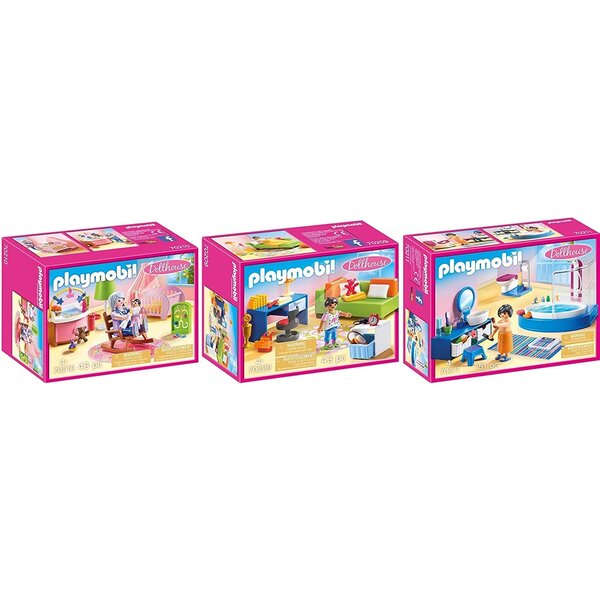 PLAYMOBIL 70209-10-11 - Dollhouse – 70209+70210+70211