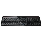 Logitech - clavier sans fil solaire k750 - azerty - noir