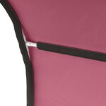 vidaXL Tunnel de lit 2 Pièces Rose 211 x 67 5 x 2 cm Polyester