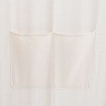 vidaXL Cloison de séparation 5 panneaux Crème 200 x 170 x 4 cm Tissu