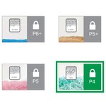 Leitz déchiqueteuse de papier crosscut iq home office p4