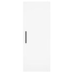 vidaXL Buffet haut Blanc 34 5x34x180 cm Bois d'ingénierie
