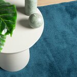 vidaXL Tapis OVIEDO à poils courts turquoise 80x250 cm