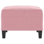vidaXL Repose-pied Rose 70x55x41 cm Velours